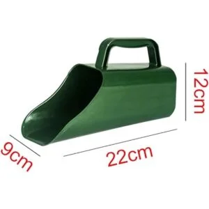 UKSAT Pala de plástico para jardín cuchara de cultivo