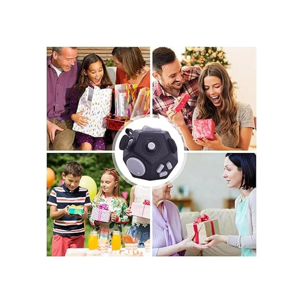 UOOEFUN Mini juguetes sensoriales para ansiedad cubo de