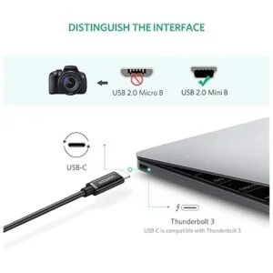 UGREEN Mini USB a USB C Cable de 3 pies USB tipo C a Mini_2