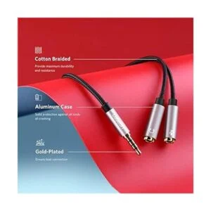 UGREEN Divisor de auriculares TRRS adaptador de_4