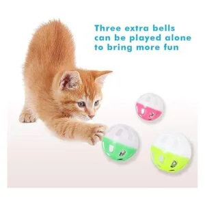 UPSKY Rodillo de juguete para gatos de 3 niveles con seis_5