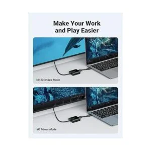 UGREEN adaptador activo de HDMI a VGA con conector de_3