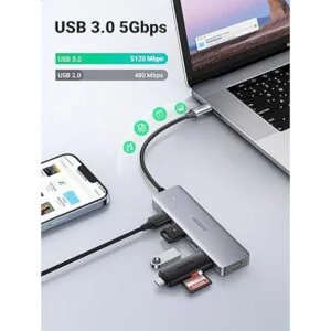 UGREEN Hub USB C de 4 puertos USB 3.1 tipo C a USB 3.0 Hub_2