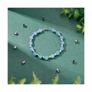 UNICRAFTALE 100pcs 6mm Barrel Pattern Spacer Beads