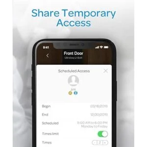 ULTRALOQ Smart Door Lock UBolt Negro 5 en 1 Cerradura_3