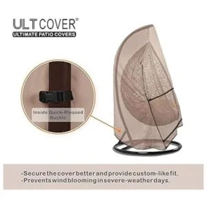 ULTCOVER Funda para silla de huevo colgante para patio