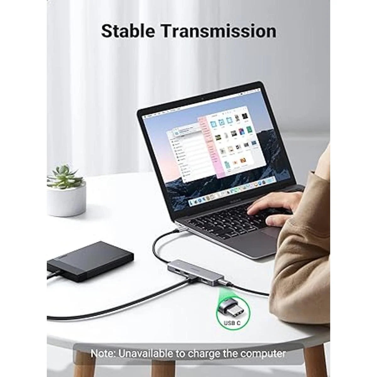 UGREEN Hub USB C de 4 puertos USB 3.1 tipo C a USB 3.0 Hub_3