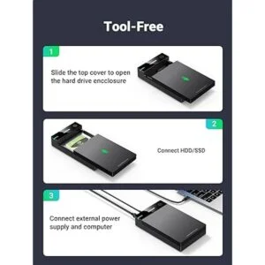 UGREEN Carcasa de disco duro externo para disco duro SATA_5