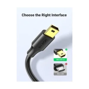 UGREEN Mini cable USB mini cable USB B de 10 pies mini_2