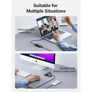 UGREEN Adaptador Ethernet USB 3.0 Hub 10 100 1000 Gigabit_6