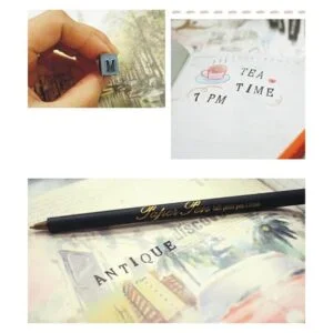 UCEC Sellos de letras 70 sellos del alfabeto juego de_3