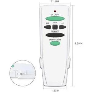 UC7078T Ventilador de techo con mando a distancia de_2
