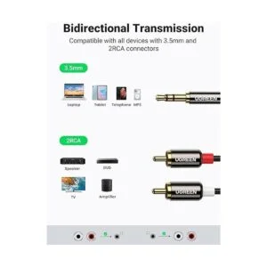 UGREEN Cable RCA de 0.138 in a RCA adaptador de audio RCA_3