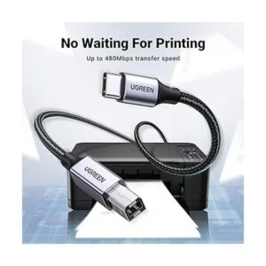 UGREEN Cable de impresora USB B a USB C de 10 pies cable_2