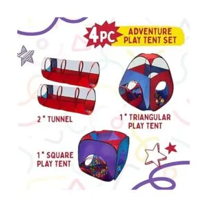 Túnel para juegos infantiles tienda de campaña Playz 4_3