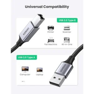 UGREEN Cable USB B cable USB A a B de 10 pies cable de_2