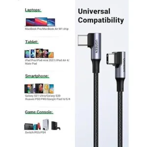 UGREEN Cable USB C a USB C de 100 W cable de carga rápida_4