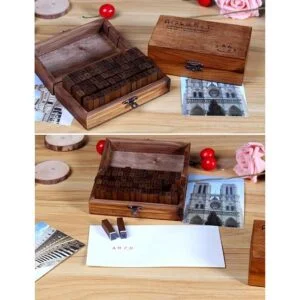 UCEC Sellos de letras 70 sellos del alfabeto juego de_4