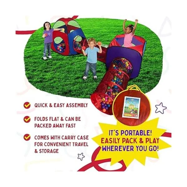 Túnel para juegos infantiles tienda de campaña Playz 4_5