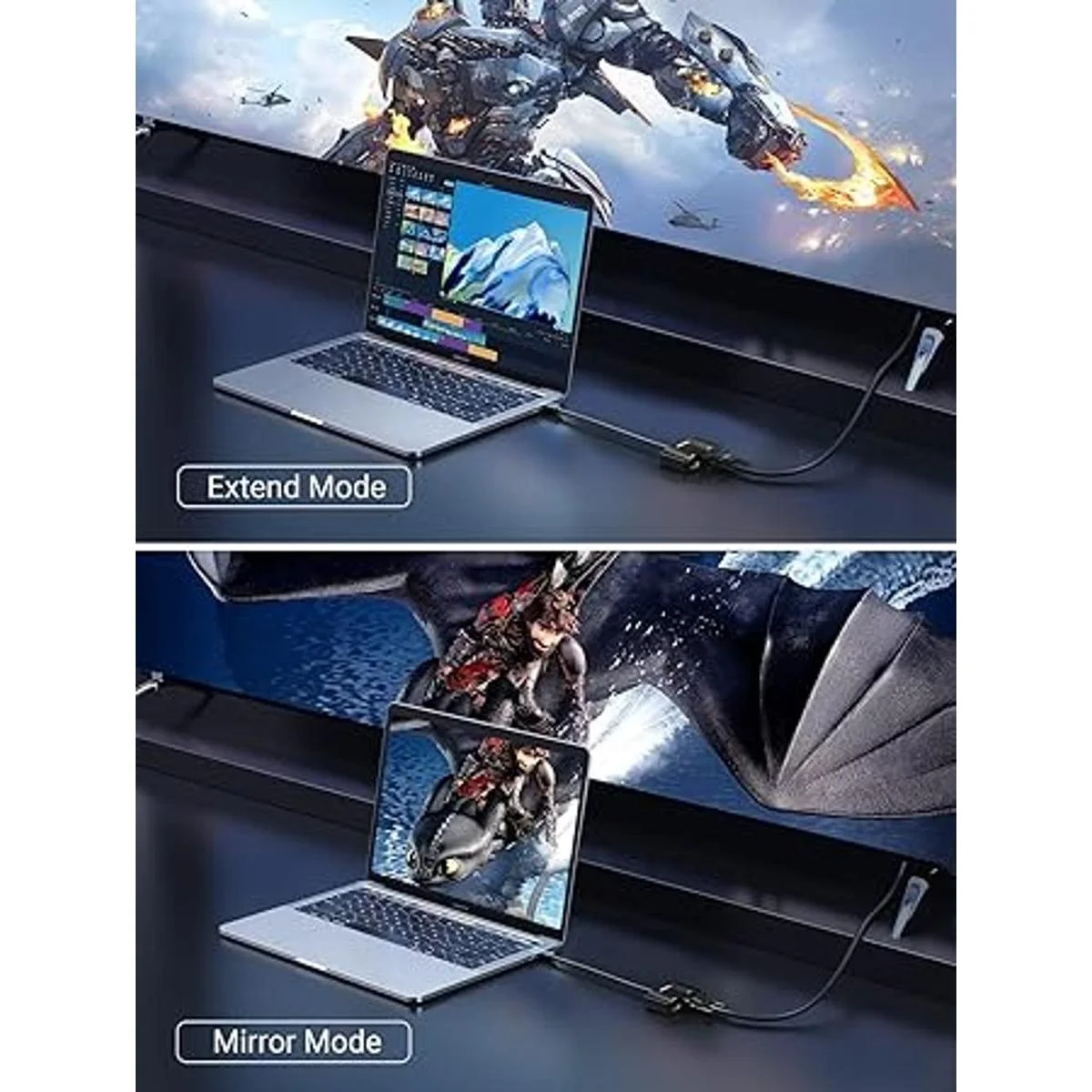 UGREEN Adaptador Mini DisplayPort a HDMI VGA adaptador 4K_5