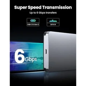 UGREEN Caja de disco duro USB C para SSD SATA de 2.5_2