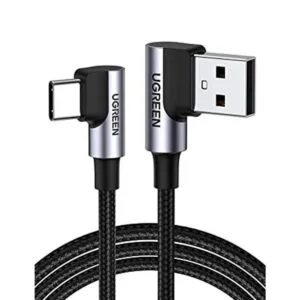 UGREEN Cable USB C cable tipo C de 90 grados cable USB A_1