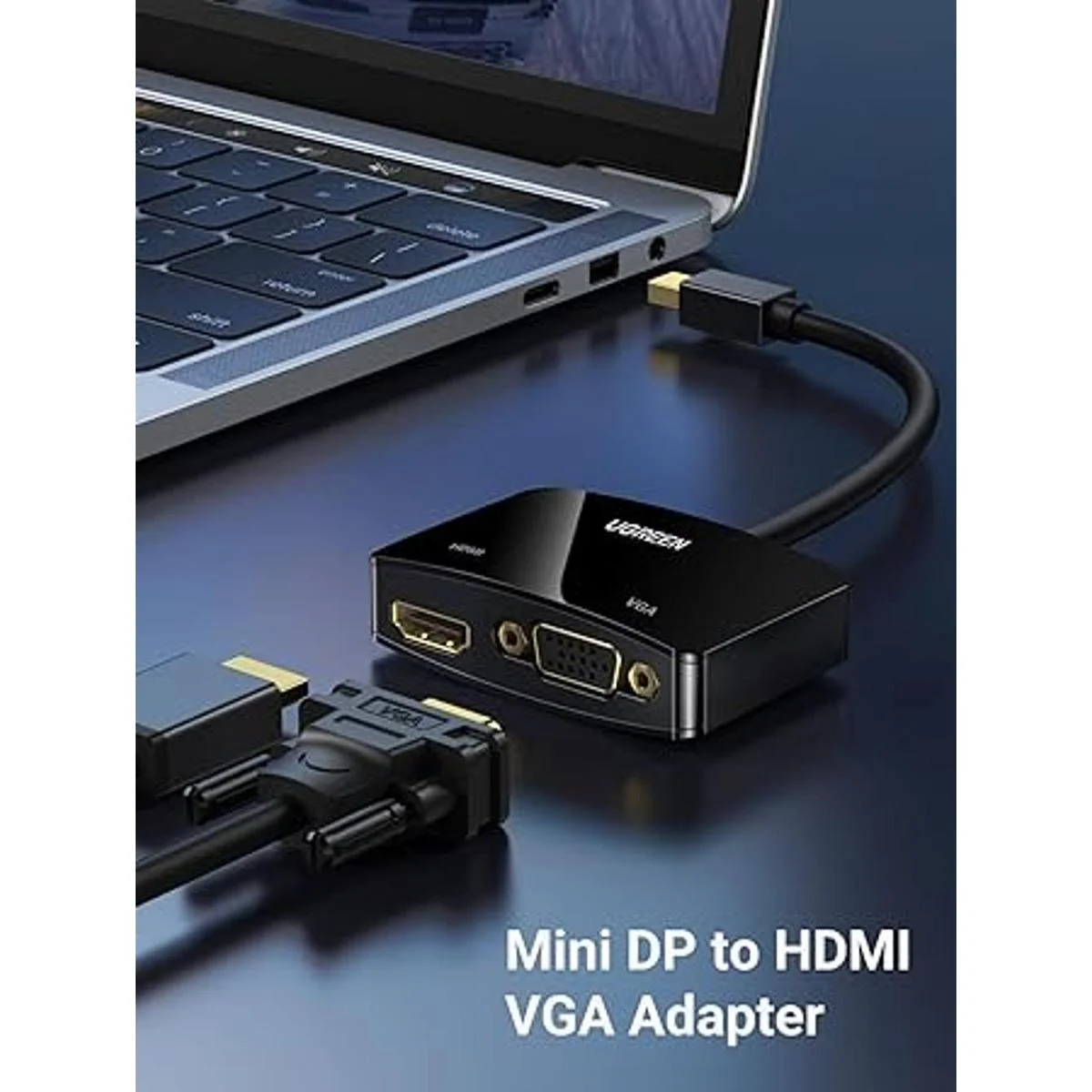 UGREEN Adaptador Mini DisplayPort a HDMI VGA adaptador 4K_2