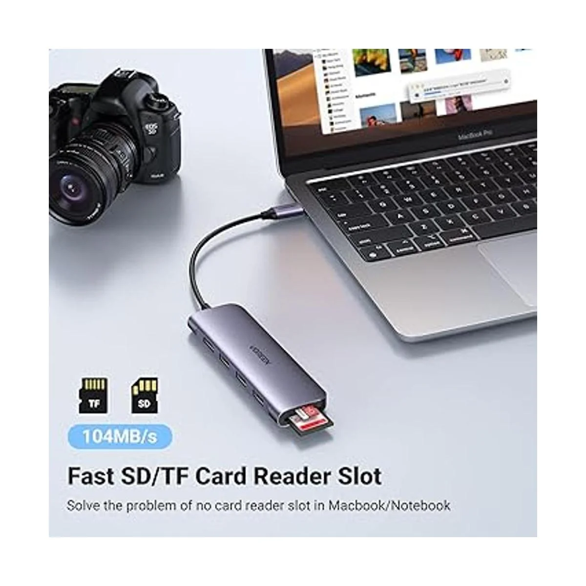 UGREEN Hub USB C adaptador USB C 6 en 1 adaptador USB C_4