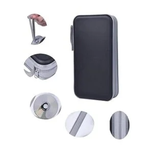 UENTIP Funda para CD de 96 capacidades portátil DVD de_3