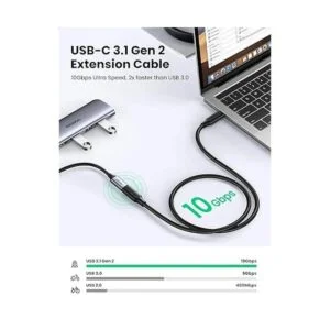 UGREEN Cable de extensión USB tipo C 10 Gbps USB 3.2_3