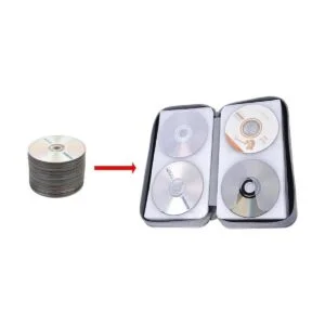UENTIP Funda para CD de 96 capacidades portátil DVD de_6