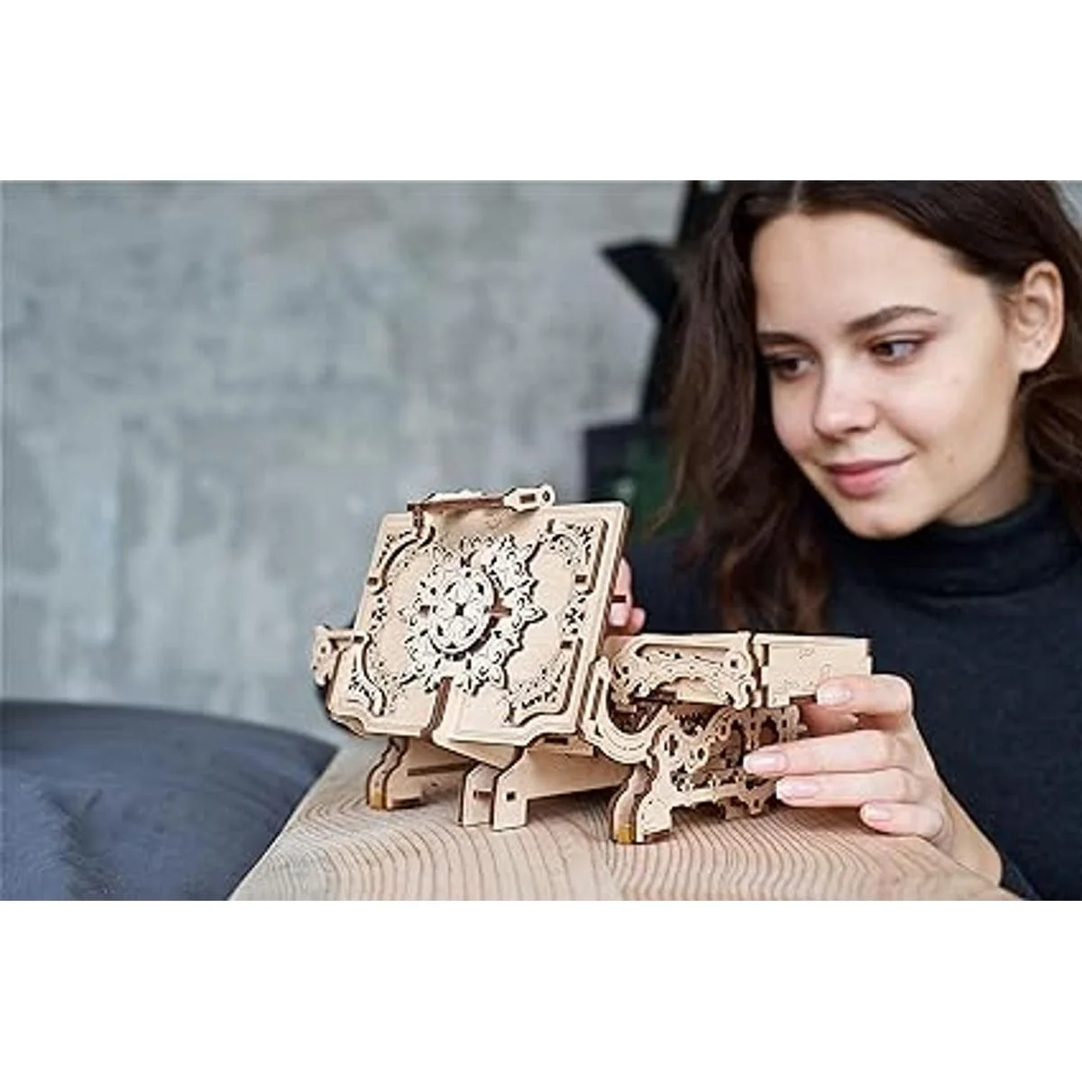 UGEARS Caja de rompecabezas de madera 3D rompecabezas 3D_6