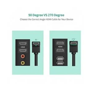 UGREEN Cable HDMI en ángulo recto de 90 grados cable HDMI_3