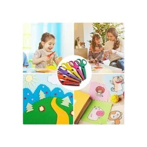 UCEC Tijeras decorativas para manualidades paquete de 6