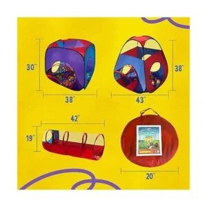 Túnel para juegos infantiles tienda de campaña Playz 4_6