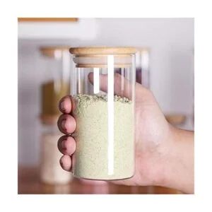 Tzerotone 12 tarros de especias de cristal botellas de