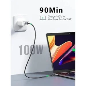 UGREEN Cable USB C a USB C de 100 W de 6 pies cargador_3