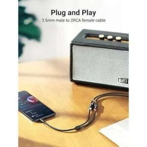 UGREEN Cable RCA a auxiliar de 0.138 in macho a 2RCA_2