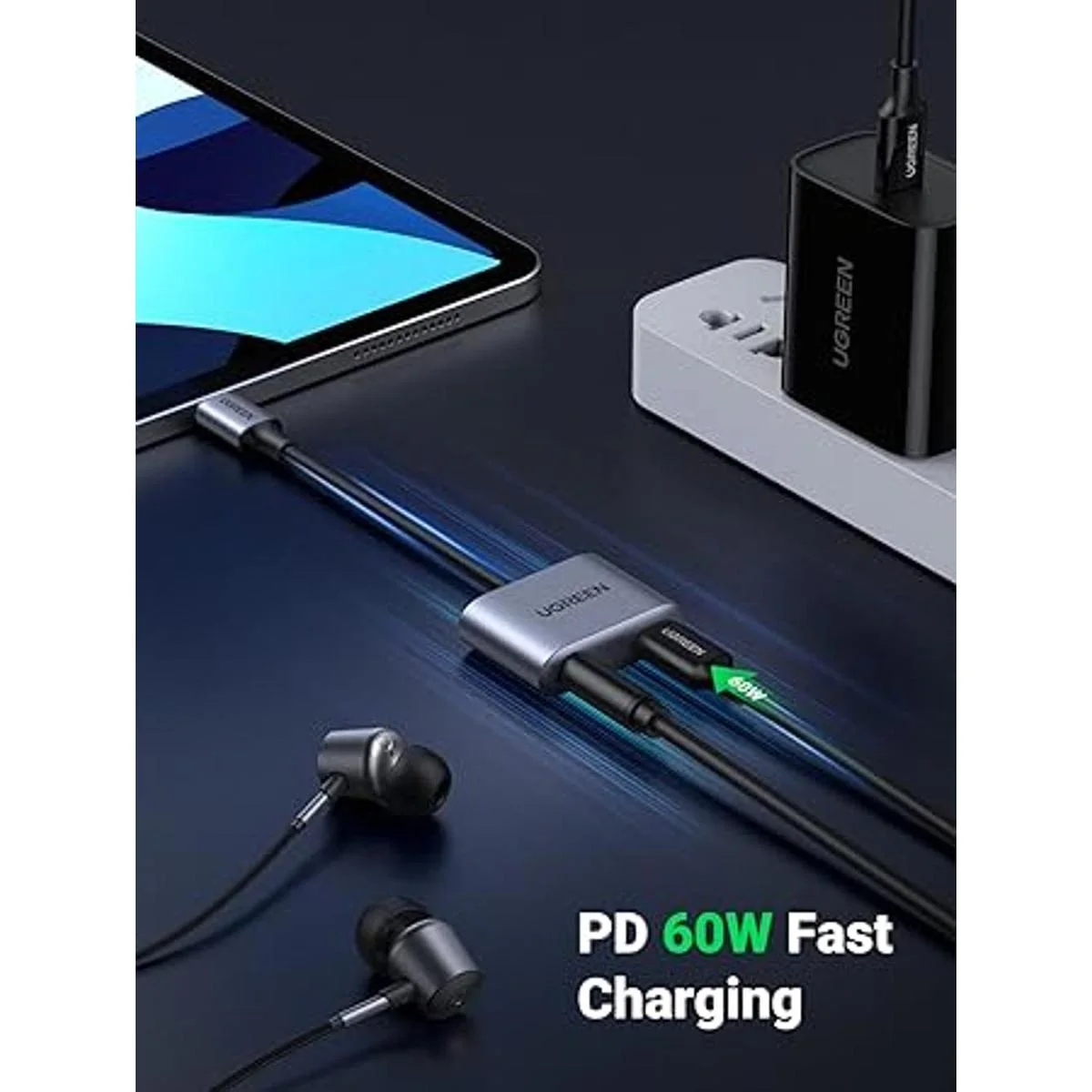 UGREEN Adaptador USB C a auriculares de 0.138 in y_4