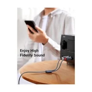 UGREEN Cable de 0.138 in hembra a 2 RCA macho chapado en_2