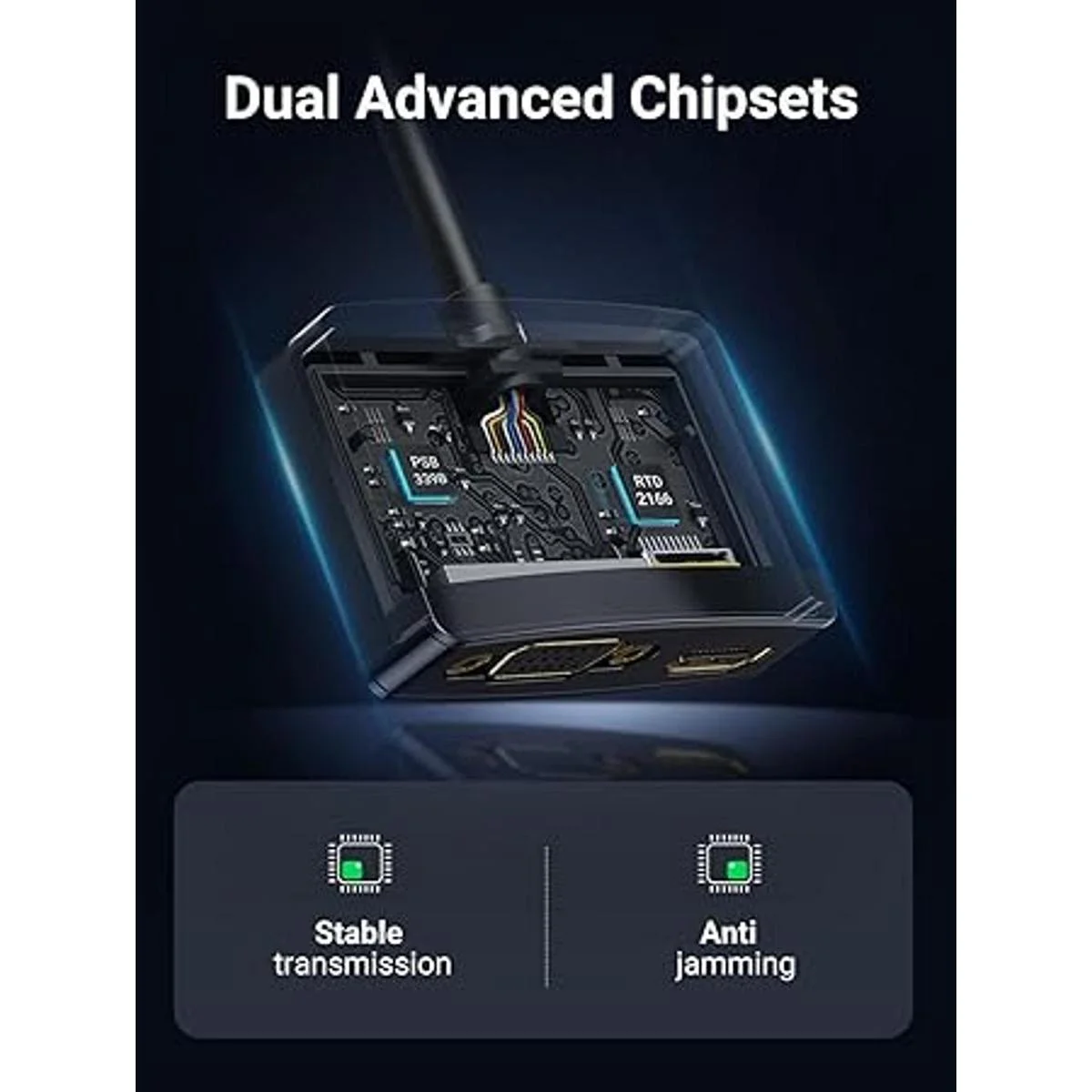 UGREEN Adaptador Mini DisplayPort a HDMI VGA adaptador 4K_6