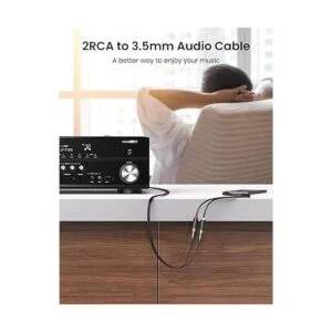 UGREEN Cable de audio estéreo chapado en oro en Y de 0.138_2