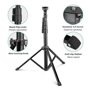UBeesize Trípode extensible de 51 pulgadas con control