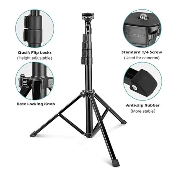 UBeesize Trípode extensible de 51 pulgadas con control