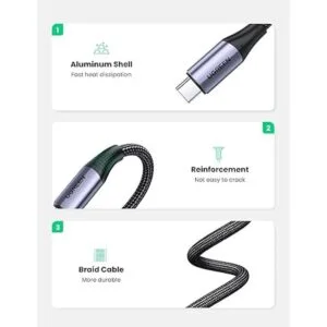 UGREEN Cable USB C 3.2 Gen 2 de 10 Gbps USBC a USBC_6