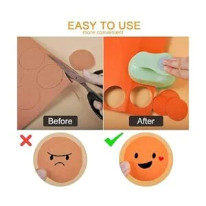 UCEC Punzón de papel de 2 pulgadas perforador de papel_3