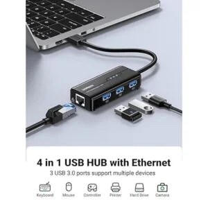 UGREEN Adaptador Ethernet USB 3.0 Hub 10 100 1000 Gigabit_2