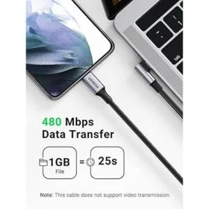 UGREEN Cable USB C de 100 W cable de carga tipo C de 90_3