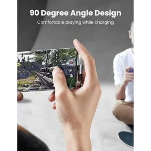 UGREEN Cable USB C en ángulo recto cargador rápido USB A_2