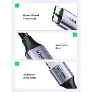 UGREEN Cable micro USB 3.0 cable USB 3.0 A a Micro B_6